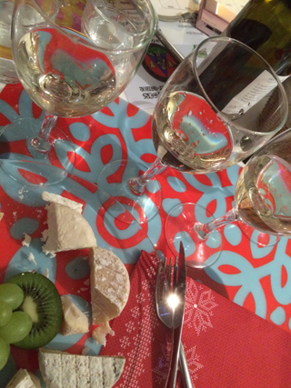 ワインとチーズ